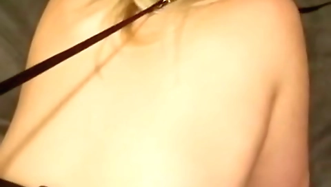 A sexy amateur has some kinky fetish with a big dildo