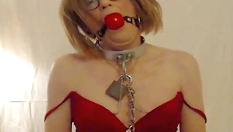 Play with a big cock for a virgin girl in front of a camera