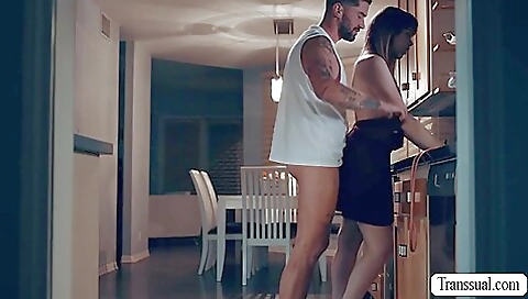 Stud in her tight ass gets her stepbrother to fuck her