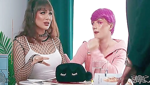 Busty slut rana katana fucks Benny fox in her mouth and anal