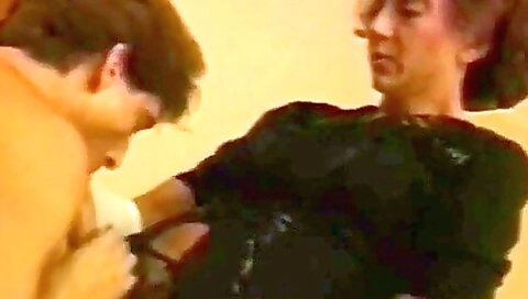 Busty mature lady gets fucked in her mouth and mouth