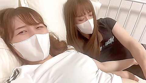 Japanese hottie in the public camera is making her first video