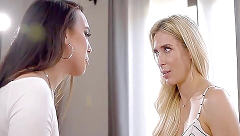 Hot asian milf with big tits is getting fucked hard