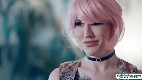 Busty redhead gets her pussy fucked hard and gets banged